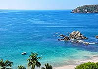 View from hotel at north end of La Ropa Beach